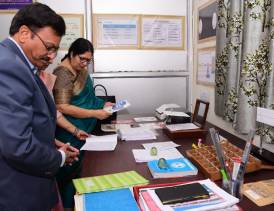 Inauguration of the library building